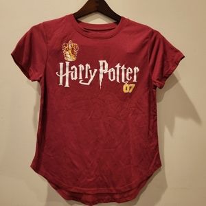 Harry Potter Kids Girl' short sleeves t-shirt top round neckline Size Medium 7/8